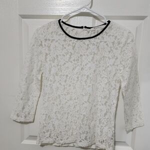 White Lace Blouse